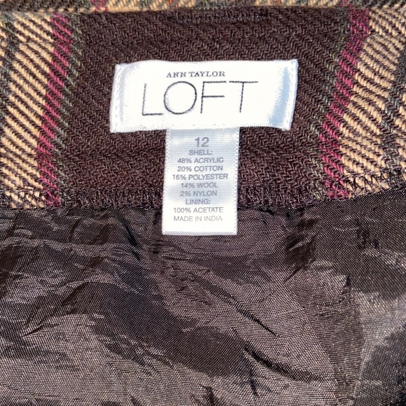 Plaid Skirt size 12 - Picture 3 of 3